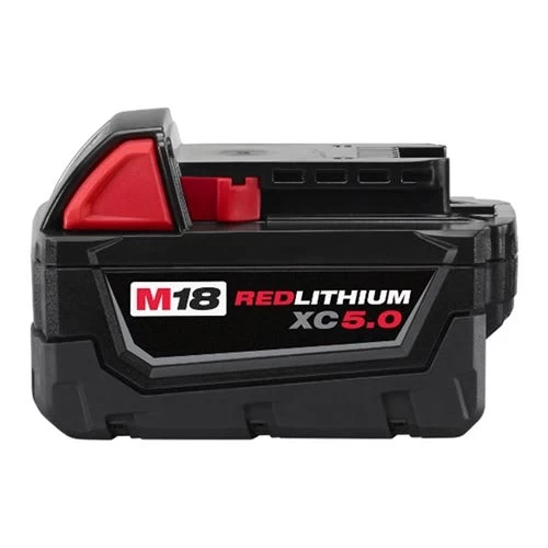 Milwaukee M18 Red Lithium 5.0 Ah XC Battery 48-11-1850 - Image 3
