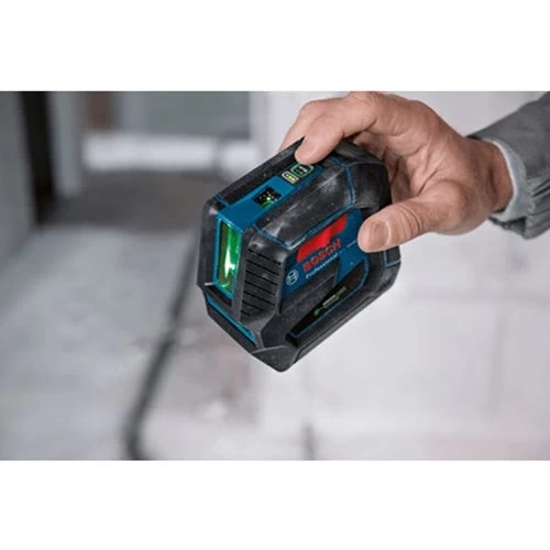 Bosch Green-Beam Self-Leveling Cross-Line Laser With Plumb Points GCL100-40G - Image 5