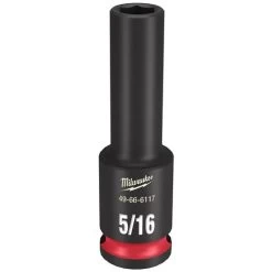 Milwaukee Shockwave Impact Duty 3/8 Drive 5/16" Deep 6 Point Socket 49-66-6117