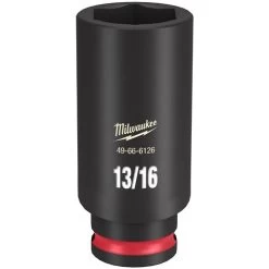 Milwaukee Shockwave Impact Duty 3/8 Drive 13/16" Deep 6 Point Socket 49-66-6126