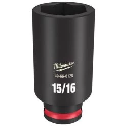 Milwaukee Shockwave Impact Duty 3/8 Drive 15/16" Deep 6 Point Socket 49-66-6128