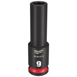 Milwaukee Shockwave Impact Duty 3/8 Drive 9mm Deep 6 Point Socket 49-66-6151