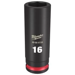 Milwaukee Shockwave Impact Duty 3/8 Drive 16mm Deep 6 Point Socket 49-66-6158