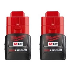Milwaukee M12 Redlithium CP 1.5Ah Battery (2 Pack) 48-11-2411