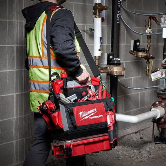 Milwaukee 15" PACKOUT Open Tote Tool Bag 31 Pockets 48-22-8315 - Image 7