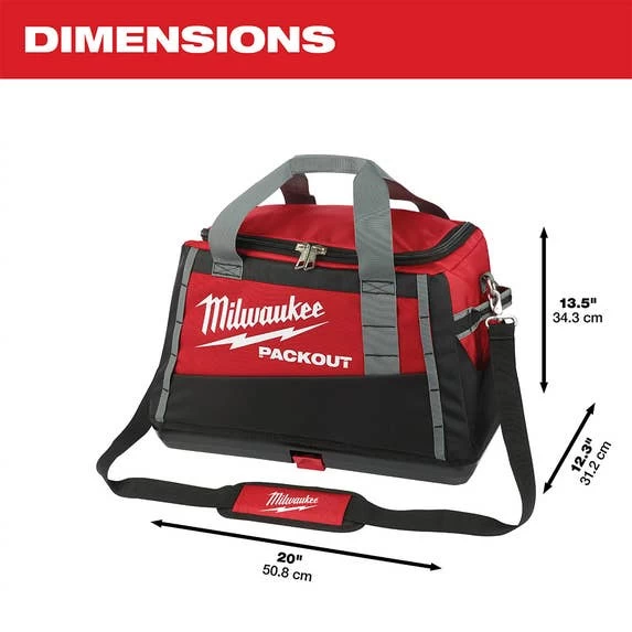 Milwaukee 20" PACKOUT SoftSide Tool Bag 48-22-8322 - Image 4