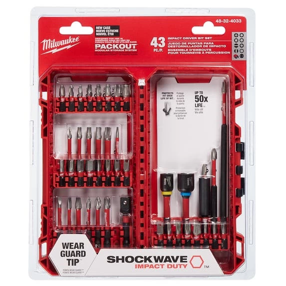 Milwaukee SHOCKWAVE Impact Duty™ Driver Bit Set- 43PC 48-32-4033 - Image 2