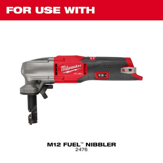Milwaukee M12 FUEL 16 Ga Nibbler Punch & Die Set 48-44-0272 - Image 2