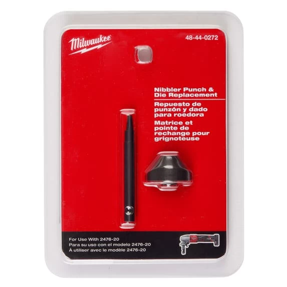 Milwaukee M12 FUEL 16 Ga Nibbler Punch & Die Set 48-44-0272 - Image 5