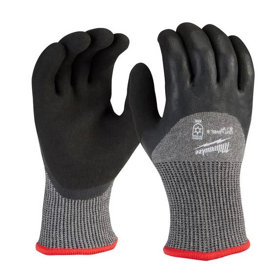 Milwaukee Cut Level 5 Winter Dipped Gloves - Small 48-73-7950