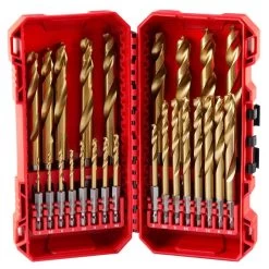 Milwaukee SHOCKWAVE Impact Duty™ RED HELIX™ Titanium Metric Drill Bit Set - 25PC 48-89-4861