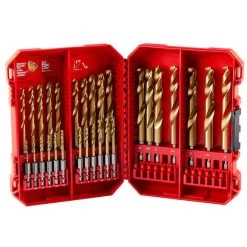 Milwaukee SHOCKWAVE Impact Duty™ RED HELIX™ Titanium Metric Drill Bit Set - 29PC 48-89-4862
