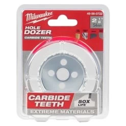 Milwaukee 2-1/8" Hole Dozer With Carbide Teeth 49-56-0722