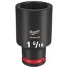 Milwaukee Shockwave Impact Duty 1/2" Drive 1-5/16" Deep 6 Point Socket 49-66-6235