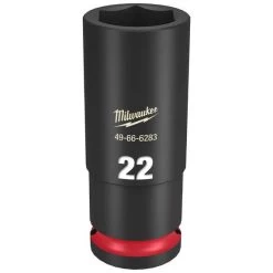 Milwaukee Shockwave Impact Duty 1/2" Drive 22mm Deep 6 Point Socket 49-66-6283