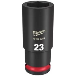 Milwaukee Shockwave Impact Duty 1/2" Drive 23mm Deep 6 Point Socket 49-66-6284