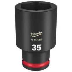 Milwaukee Shockwave Impact Duty 1/2" Drive 35mm Deep 6 Point Socket 49-66-6296