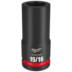 Milwaukee Shockwave Impact Duty 3/4" Drive 15/16" Deep 6 Point Socket 49-66-6338