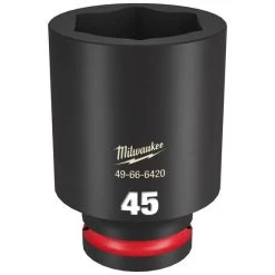 Milwaukee Shockwave Impact Duty 3/4" Drive 45mm Deep 6 Point Socket 49-66-6420