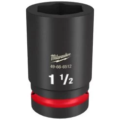 Milwaukee Shockwave Impact Duty 1" Drive 1-1/2" Deep 6 Point Socket 49-66-6512
