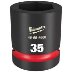 Milwaukee Shockwave Impact Duty 1" Drive 35mm Standard 6 Point Socket 49-66-6600