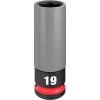 Milwaukee SHOCKWAVE Impact Duty™ 1/2 Drive 19MM Metric Lug Nut Wheel Socket 49-66-7804
