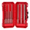Milwaukee 8pc. SDS Plus MX4 4-Cutter Drill Bit Kit For PACKOUT 48-20-7663