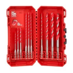 Milwaukee 10pc. SHOCKWAVE Impact Duty Carbide Hammer Drill Bit Kit For PACKOUT 48-20-9058
