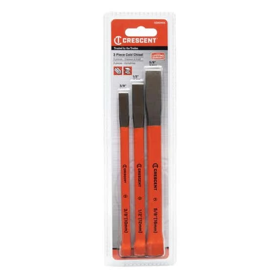Crescent 3 Pc. Cold Chisel Set CCOCHS3 - Image 4