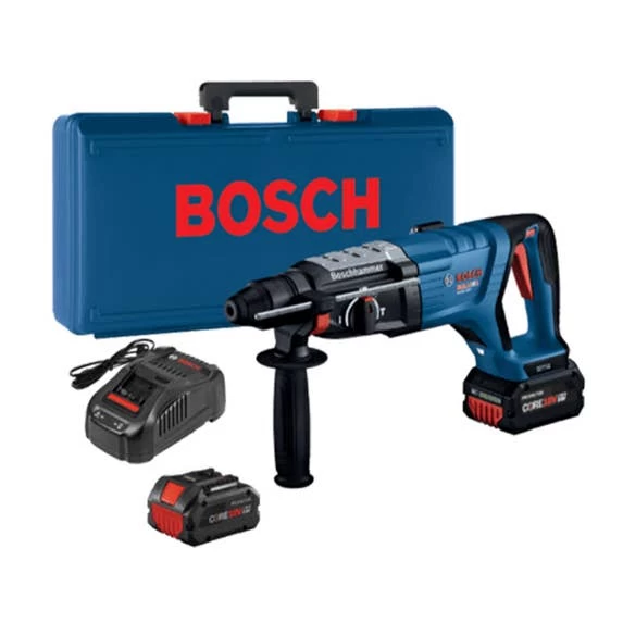 Bosch 18V Brushless Connected-Ready SDS-plus® Bulldog™ 1-1/8 In. Rotary Hammer Kit With CORE18V 8.0 Ah PROFACTOR Performance Batteries GBH18V-28DCK24