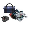 Bosch PROFACTOR 18V Strong Arm 7-1/4" Circular Saw Track Compatible Brushless 8.0Ah Kit GKS18V-25GCB14