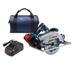 Bosch PROFACTOR 18V Strong Arm 7-1/4" Circular Saw Track Compatible Brushless 8.0Ah Kit GKS18V-25GCB14