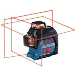 Bosch 360° Red Beam 12V Three-Plane Leveling And Alignment-Line Laser GLL3-300