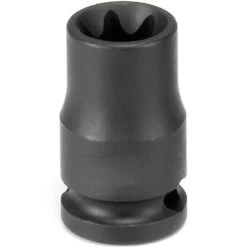 Grey Pneumatic 3/8" Drive X E12 Star Standard Impact Socket 1112ET