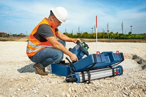 Bosch 18V REVOLVE4000 Connected Green-Beam Self-Leveling Rotary Laser Kit GRL4000-90CHVGK - Image 6