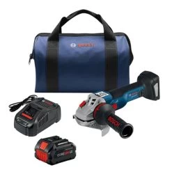 Bosch 18V Brushless 4-1/2 – 5 In. Angle Grinder Kit With CORE18V 8.0 Ah PROFACTOR Performance Battery GWS18V-10B14