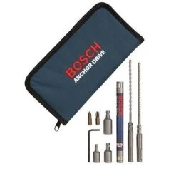 Bosch SDS-Plus 9 Piece Concrete Anchor Installation Kit HC2309