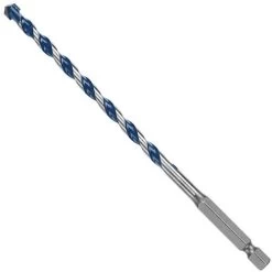 Bosch 1/4" X 4" X 6" Blue Granite Turbo Carbide Hammer Drill Bit HCBG06T
