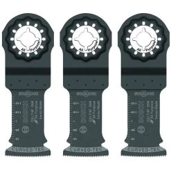 Bosch 1-1/4" Starlock Oscillaating Multi-Tool Bi-Metal Xtra-Clean Plunge Cut Blades (3 Pack) OSL114F-3