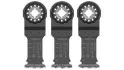 Bosch 1-1/4" Starlock Oscillating Multi Tool Bi-Metal Xtra-clean Plunge Cut Blade 3pk OSL114JF-3