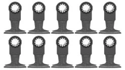 Bosch 2-1/2" Starlock Oscillating Multi Tool Bi-Metal Plunge Cut Blade 10pk OSL212F-10