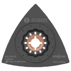 Bosch 3" Starlock Oscillating Multi-Tool Carbide Grit Delta Rasp OSL300CR