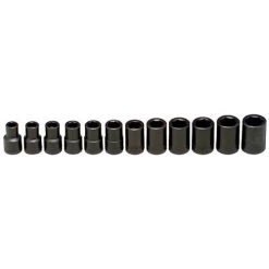 Wright Tool Impact Socket Set 12 Piece 1/2" Metric WR460